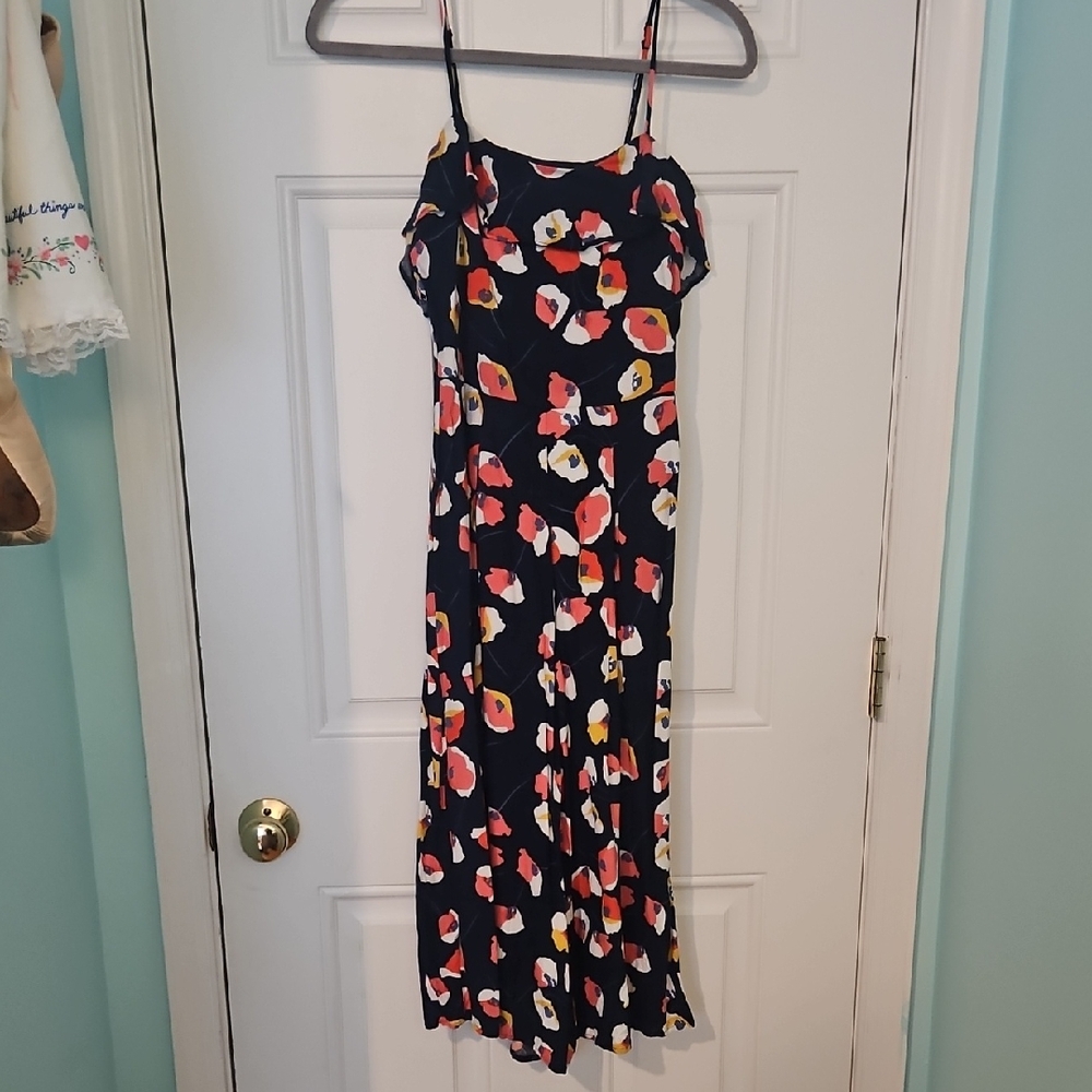Floral Spaghetti Strap Romper